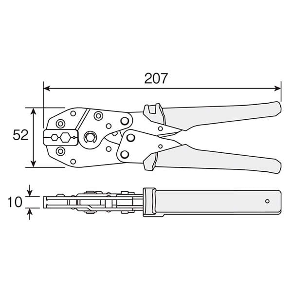 P-740 Crimping Tool [HOZAN] HOZAN TOOL INDUSTRIAL CO., LTD.