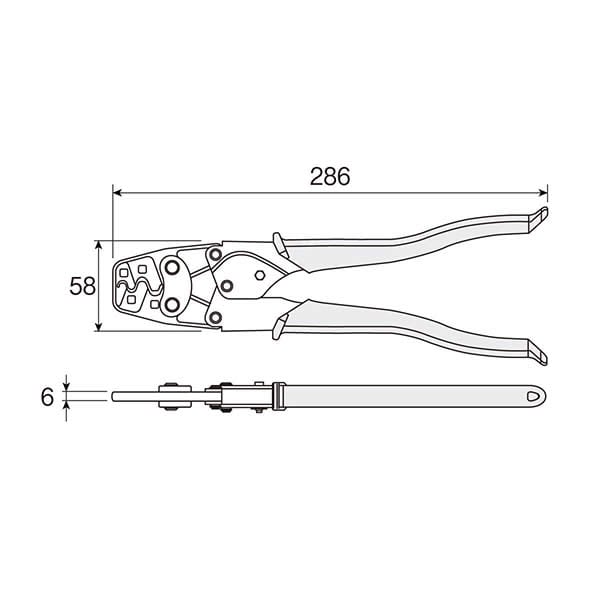 P-77 Crimping Tool [HOZAN] HOZAN TOOL INDUSTRIAL CO., LTD.
