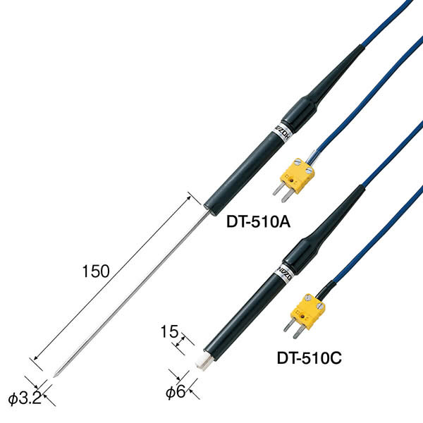 ホーザン HOZAN(ホーザン):センサプローブ DT-510A デジタル温度計 センサープローブ DT-510-A イチネンネット