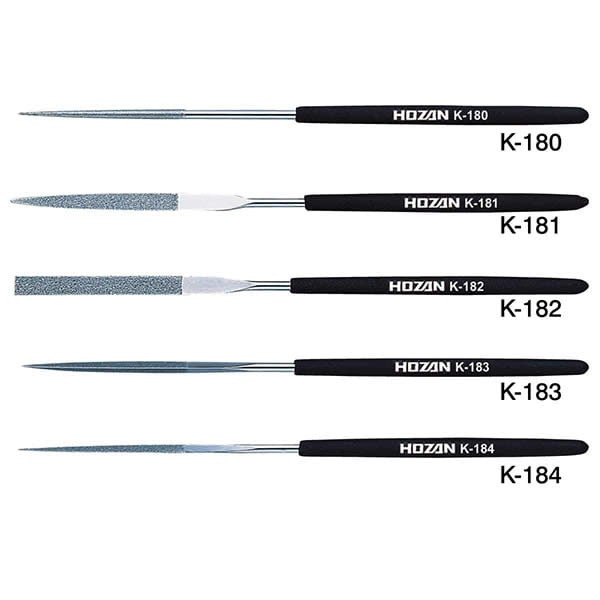 K-180 / K-181 / K-182 / K-183 / K-184 Diamond File [HOZAN] HOZAN 