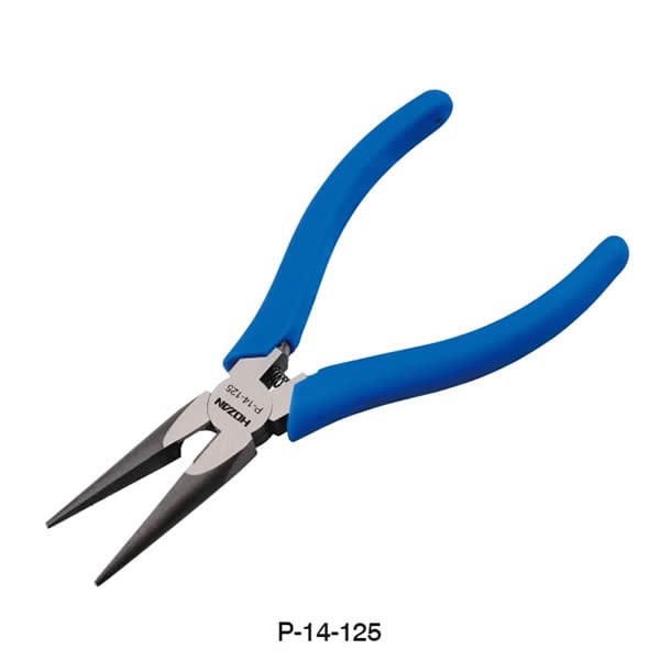 P14 Long Nose Pliers with Side Cutter [HOZAN] HOZAN TOOL INDUSTRIAL CO