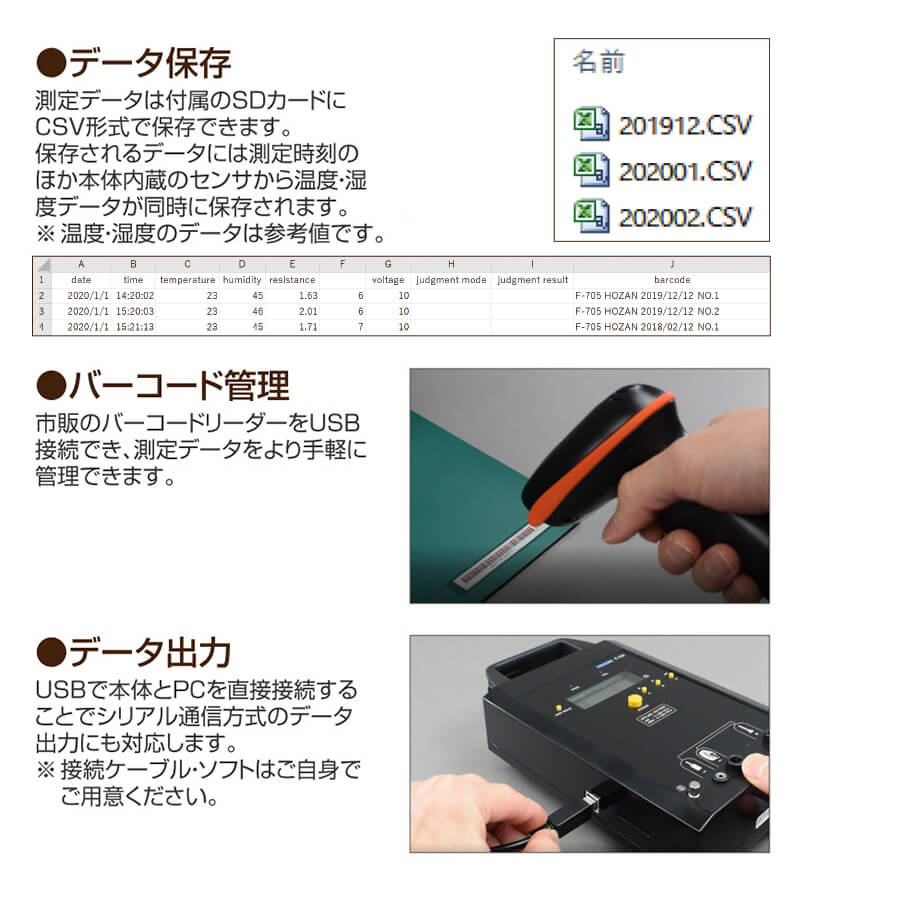 F-110 | 表面抵抗計【HOZAN】 ホーザン株式会社