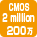 CMOS200萬畫素