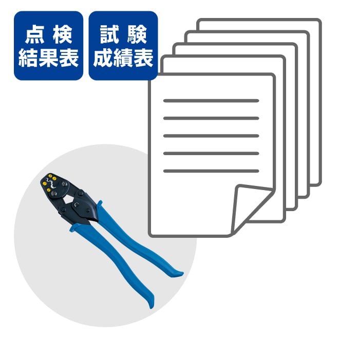 点検料（本体無、点検結果表・成績表・チャート付）