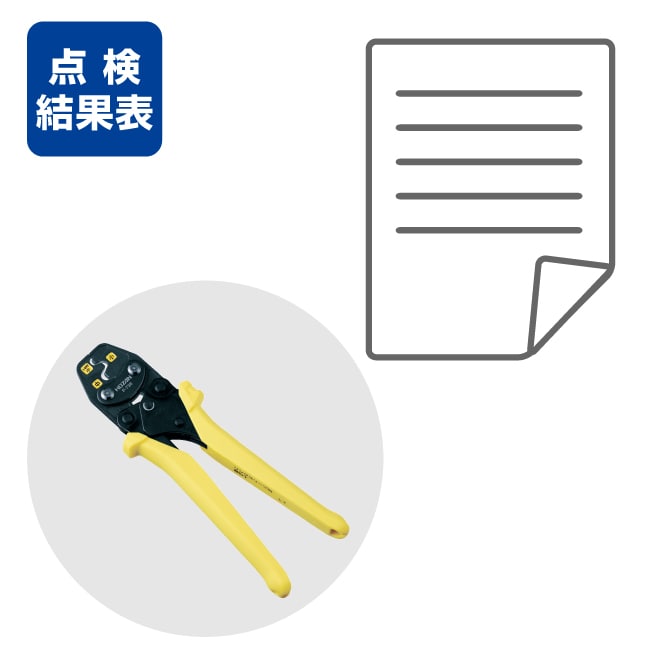 点検料（本体無、点検結果表）