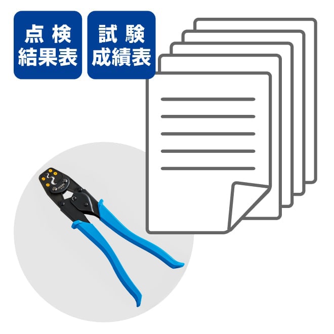 点検料（本体無、点検結果表・成績表・チャート付）