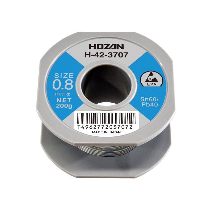 ハンダ(Sn60%) 0.8mmφ・200g