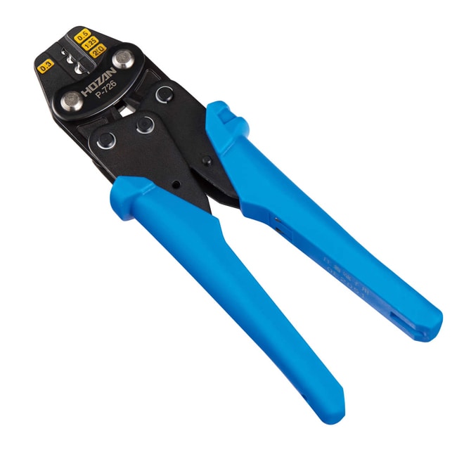 P-732 圧着工具（裸圧着端子/スリーブ用） 【HOZAN】 ホーザン株式会社